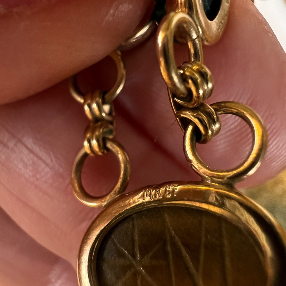 CARLA - Double link scarab bracelet - Picture 8 of 10